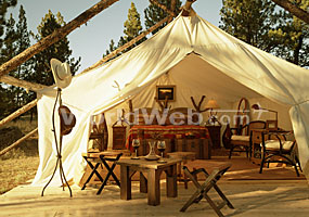 Tent City, Resort at Paws Up, Montana Luxury Ranch Resort, USA Guest Ranch