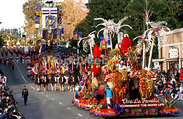 The Rose Parade in Downtown Pasadena