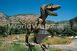 Allosaurus Model at Ogden's George S. Eccles Dinosaur Park