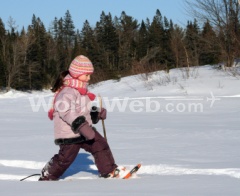 Snowshoeing in Vermont