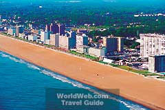 Aerial View of Virginia Beach