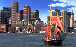 A Ship on Boston Harbor