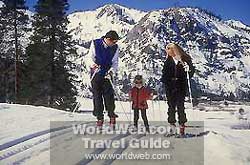 Family Cross Country Skiing