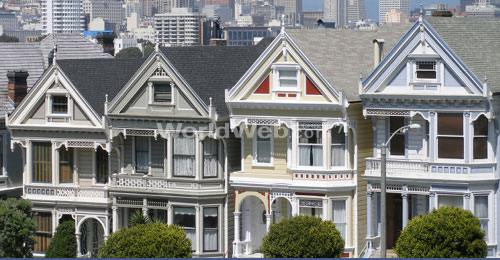 Painted Ladies, San Francisco, CA