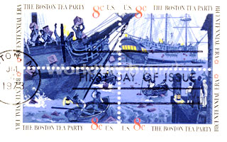 Boston Tea Party Stamp