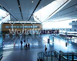 Customs Hall at Montreal-Trudeau Airport
